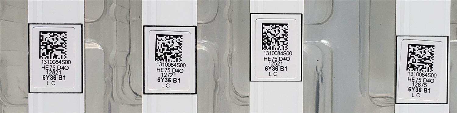 KIT DE LED'S ((NUEVOS)) PARA TV HISENSE ((12 PIEZAS)) / NUMERO DE PARTE LB7502J V1 / HD750Y1U72-T0LG+2023012901 / 1310084S00 / PANEL HD750Y1U72-T0L2 / MODELO 75A65K - Imagen 4