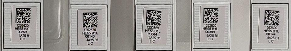 KIT DE LED´S (( NUEVOS )) PARA TV HISENSE (( 9 PZ )) NUMERO DE PARTE LB5514V V1 / JHD55X3U51-T0L8-2020120701 / 1252620 HE55 B1L00344 / 1252620 HE55 B1L00344 / HE55 B1L 00344 / PANEL JHD55X3U51-T0L8B2/S0/GM/ROH / MODELOS 55U6G / 55U6GR / 55U6GR5 - Imagen 3