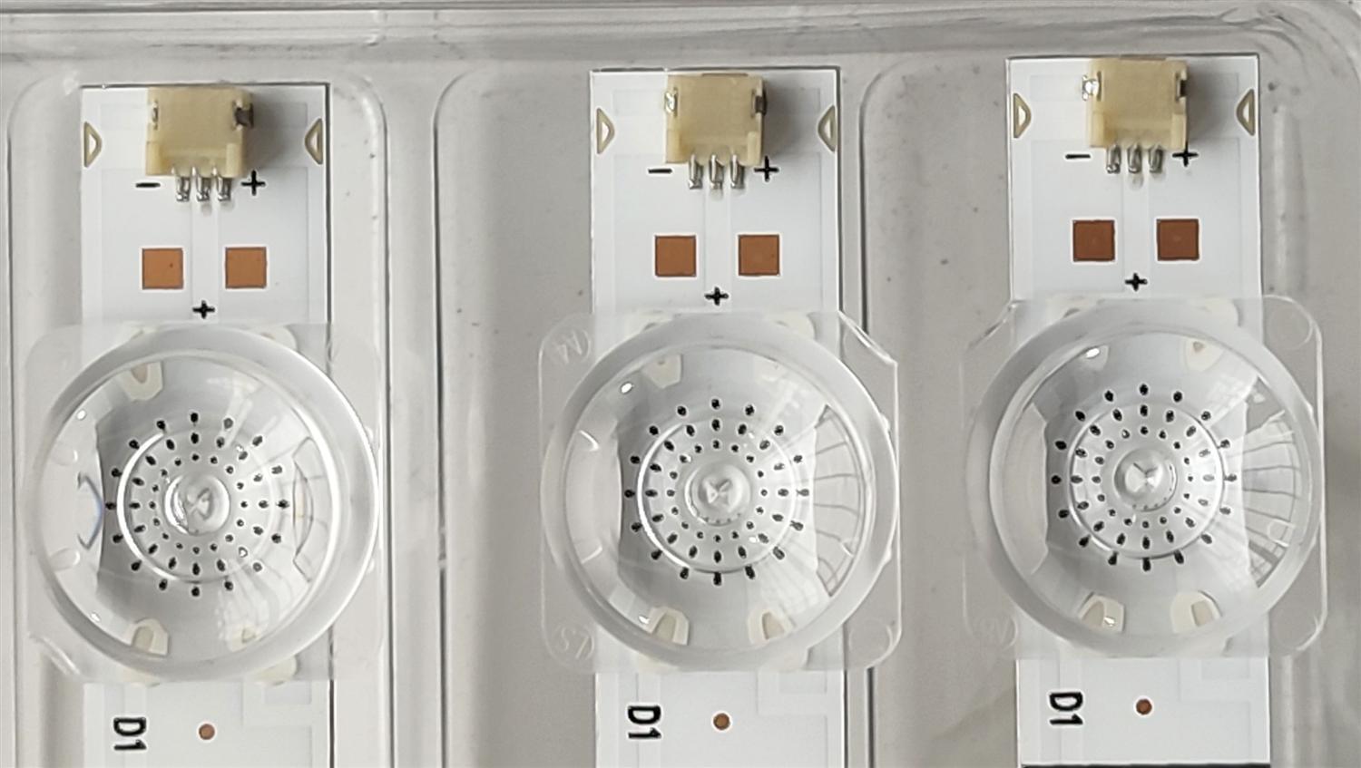 KIT DE LEDS NUEVOS PARA TV HISENSE ORIGINAL 3 PIEZAS / NUMERO DE PARTE LB58007 V0 / HD580X1U91-L1 / 2019080101 / 1234685 / HE58B86 / 036259C36 B1 / PANEL HD580X1U91-L1 / CV580U1-F01 / CV580U1-T01 / MODELOS 58H6500G / 58R6E3 - Imagen 4