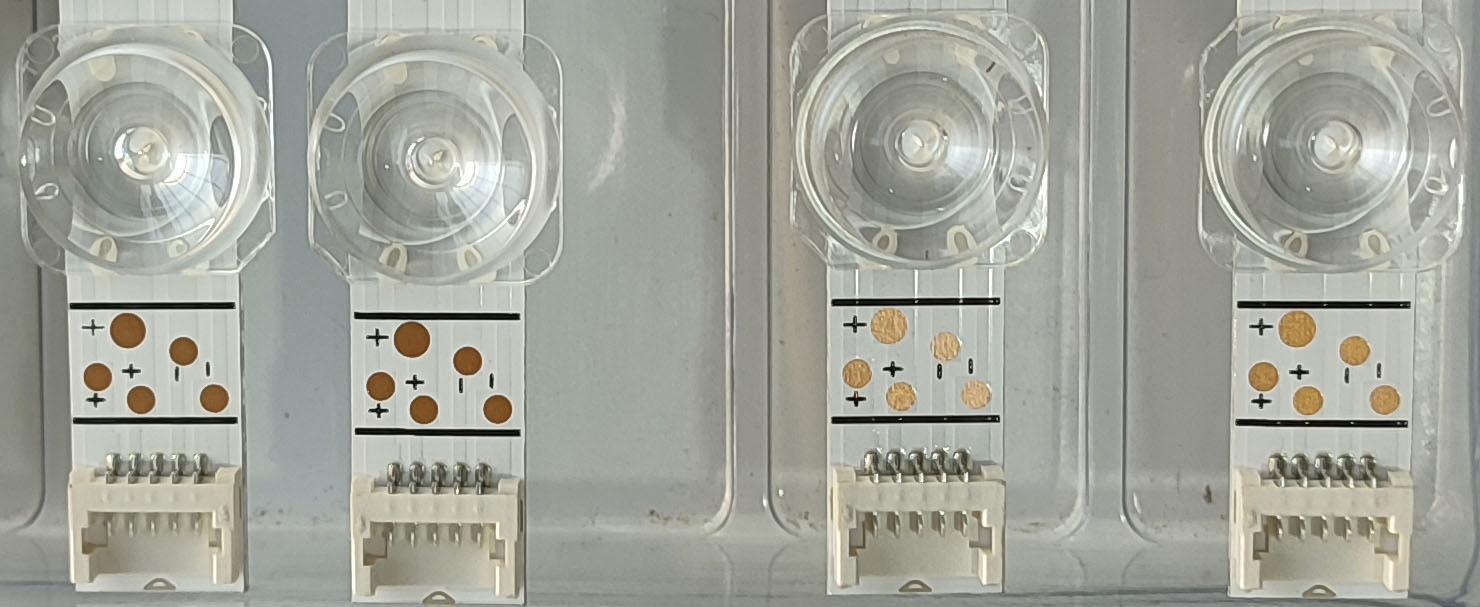 KIT DE LED´S (( NUEVOS )) PARA TV HISENSE (( 5 PZ )) NUMERO DE PARTE LB60018 V0 / HD600Y1U41-L1+2020092901 / 1251061 HE60821 24444 7B26 B1 / MODELO 60A6G - Imagen 2