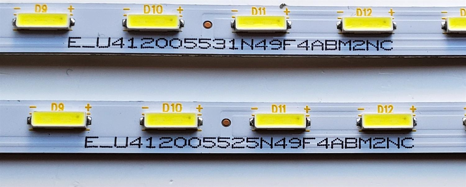 KIT DE LED'S PARA TV SONY ((2 PIEZAS)) / NUMERO DE PARTE LB49028 V0_02 / LB49029 V0_01 / PANEL'S YS9F049HNG01 / YM7F490HNG01 / MODELOS XBR49X800E / XBR-49X800E / XBR49X800H / XBR-49X800H - Imagen 4