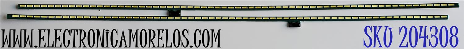 KIT DE LED'S PARA TV LG ((2 PIEZAS)) / NUMERO DE PARTE 6916L-0890A / 6916L-0891A / 47" ART TV REV0.6 2 R-TYPE / 47" ART TV REV0.6 2 L-TYPE / 6920L-0001C / PANEL LC470EUG (PE)(F1) / MODELOS 47LM6400-UA / 47LM6400-UA.AUSWLUR / 47LM6400-UA.AUSZLUR