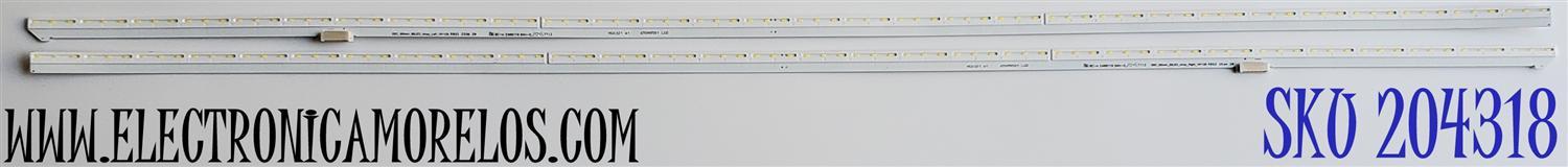 KIT DE LED'S PARA TV LG ((2 PIEZAS)) / NUMERO DE PARTE 65SM8581 / MEK64606501 / E469119 / SSC_65Inch_90LED_Array_Left_181128 / SSC_65Inch_90LED_Array_Right_181128 / PANEL NC650EQG-AAHH1 / MODELOS 65NANO81ANA / 65NAN081ANA / 65SM8100AUA / 65SM8600PUA
