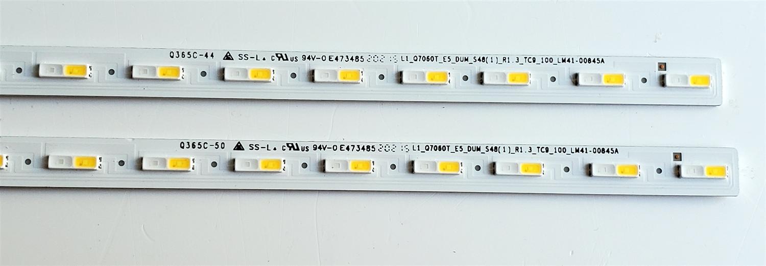 KIT DE LED'S PARA TV SAMSUNG ((2 PIEZAS)) / NUMERO DE PARTE BN96-50383A / 50383A / LM41-00845A / L1_Q7060T_E5_DUM_S48(1)_R1.3_TC9_100_LM41-00845A / L1_Q7060T_E5_DUM_S48(1)_R1.2_TAU_100_LM41-00845A / PANEL CY-RT055HG / MODELO QN55Q60 / QN55Q60TAFXZA CD05 - Imagen 2