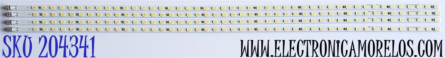 KIT DE LED'S PARA TV SHARP ((4 PIEZAS)) / NUMERO DE PARTE SLED-2011SSP46-46-GD_REV0 / SLED-2011SSP46-46-GD / 2011SSP46 / PANEL LK460D3GW80Z / MODELO LC-46LE830U