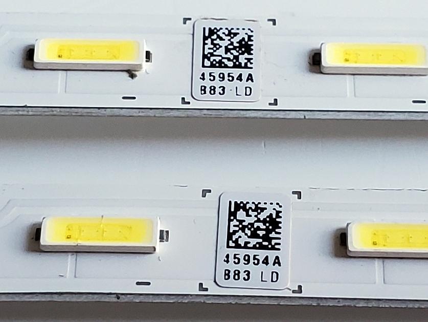 KIT DE LED'S PARA TV SAMSUNG ((2 PIEZAS)) / NUMERO DE PARTE BN96-45954A / V8N1-430SM0-R0 / V8N1-430SM0-R0 180226 / BN9645954A / E251781 / PANEL CY-NN043HGNV1H / MODELO UN43RU7100 - Imagen 2