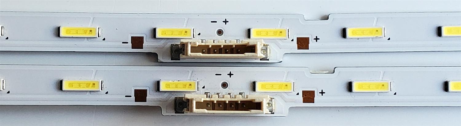 KIT DE LED'S PARA TV SAMSUNG ((2 PIEZAS)) / NUMERO DE PARTE BN96-45954A / BN9645954A / 43''-NEW EDGE-28EA-180223-7020-ANODE / 43''-NEW EDGE-28EA-180223-7020 / E306084 / PANEL'S CY-NN043HGNV1H / CY-NN043HGEVMH / MODELO UN43RU7100 - Imagen 4