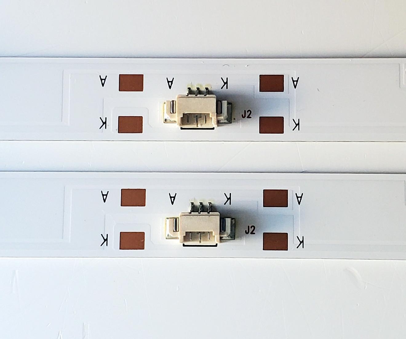 KIT DE LEDS PARA TV ONN ORIGINAL 2 PIEZAS / NUMERO DE PARTE LED32D06-ZC22AG-03J / 30332006002J / 32000M16 / 221027AB10 / E78030 94V-0 / MODELO 100012589 (32 PULGADAS) - Imagen 3