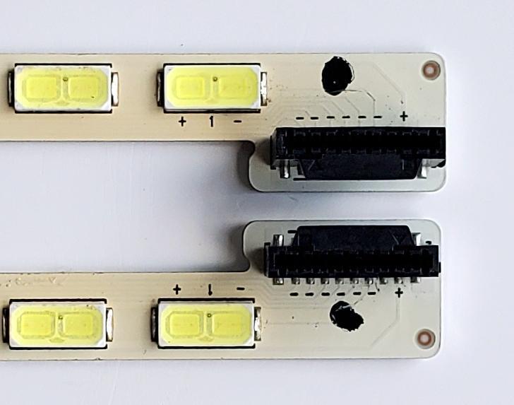 KIT DE LEDS ORIGINAL PARA TV VIZIO 2 PIEZAS / NUMERO DE PARTE 6916L-0781A / 6916L-0782A / 6916L0782A / 6916L0781A / 55" V12 EDGE REV1.1 1 L-TYPE 6920L-0001C / 55" V12 EDGE REV1.1 1 R-TYPE 6920L-0001C / PANEL LC550EUN (SE)(F1) / MODELO M3D550KDE  - Imagen 4