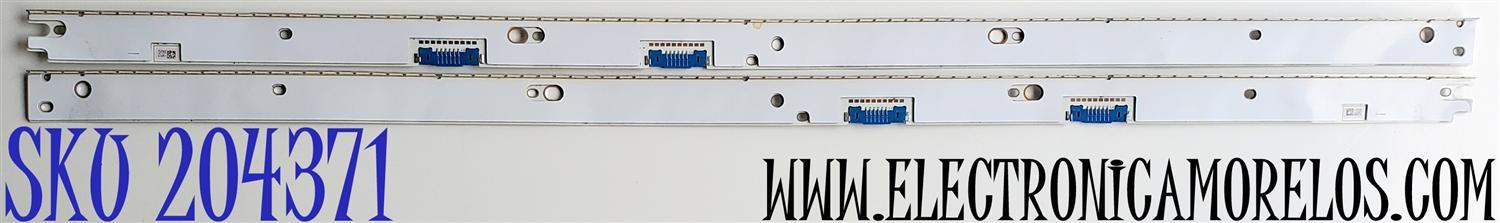 KIT DE LED'S PARA TV SAMSUNG ((2 PIEZAS)) / NUMERO DE PARTE BN96-42351A / BN96-42352A / 65MU 7.8.9-90EA-L-170630 / 65MU 7.8.9-90EA-R-170630 / PANEL CY-UM065 / CY-SM065 / MODELOS UN65MU800D / UN65MU8000 / UN65MU850D / UN65MU8500 / UN65MU9000