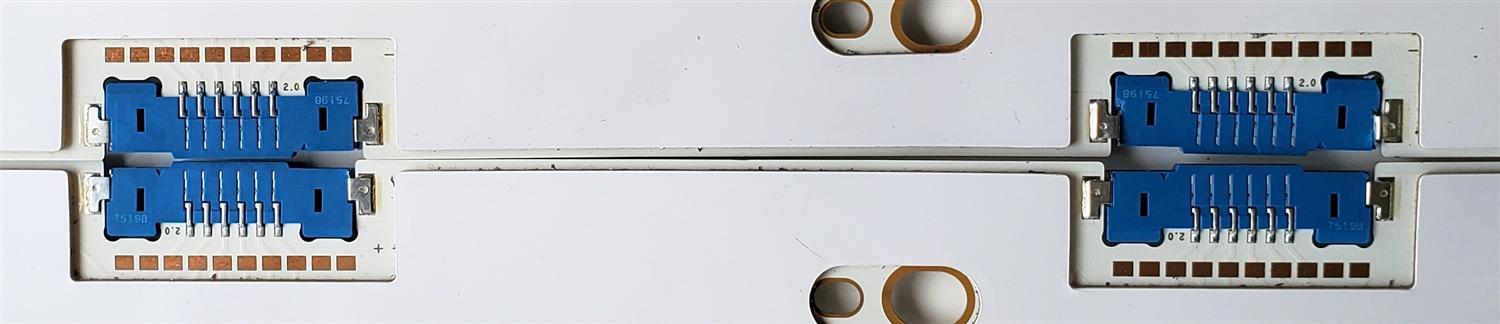 KIT DE LED'S PARA TV SAMSUNG ((2 PIEZAS)) / NUMERO DE PARTE BN96-42351A / BN96-42352A / 65MU 7.8.9-90EA-L-170630 / 65MU 7.8.9-90EA-R-170630 / PANEL CY-UM065 / CY-SM065 / MODELOS UN65MU800D / UN65MU8000 / UN65MU850D / UN65MU8500 / UN65MU9000 - Imagen 3