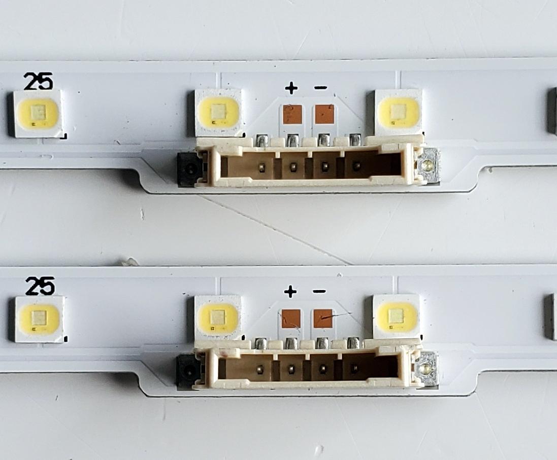 KIT DE LED'S PARA TV SAMSUNG ((2 PIEZAS)) / NUMERO DE PARTE BN96-48109A / 19Y_Q60_STC550AZ8_3030F_Blue_52ea_Rev2.0_181112 BN96-48109A / STC550AZ8 / PC65495A / E320262 / PANEL CY-RR055FGLV1H / MODELO QN55Q60 / QN55Q60RAFXZA FA01 - Imagen 4