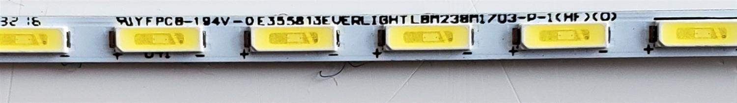 TIRA DE LED PARA MONITOR DELL ((1 PIEZA)) / NUMERO DE PARTE 0E355813 / LBM238M1703-P / PANEL MV238FHM-N10 / MODELO SE2416HX - Imagen 3