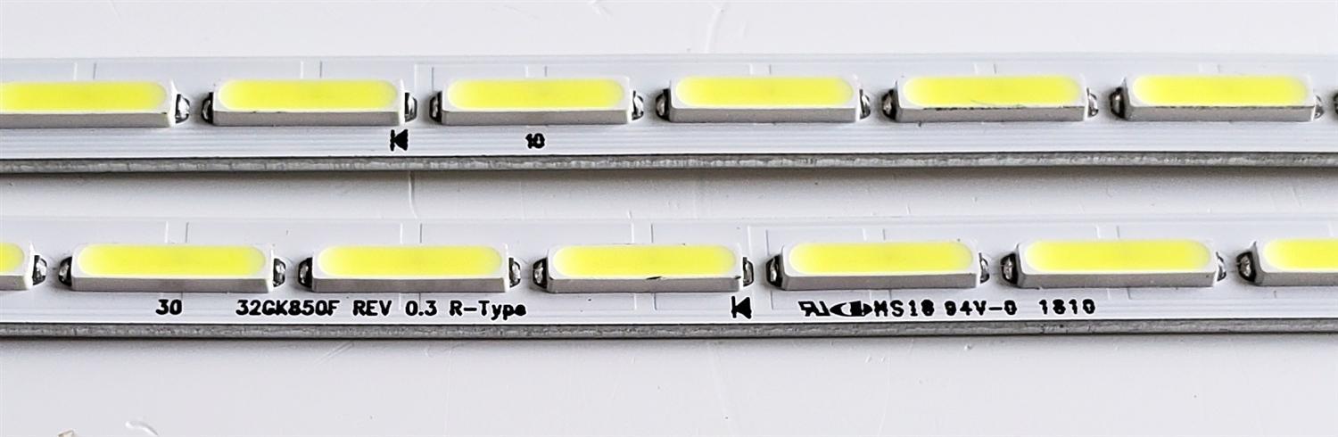 KIT DE LED'S PARA TV LG ((2 PIEZAS)) / NUMERO DE PARTE 32GK850F REV 0.3 R-T / 32GK850F REV 0.3 L-T / 32GK850F / URKL4AAVR9 / PANEL LGM315UK6 / MODELO 32GK850F / 32GK850F-B - Imagen 5