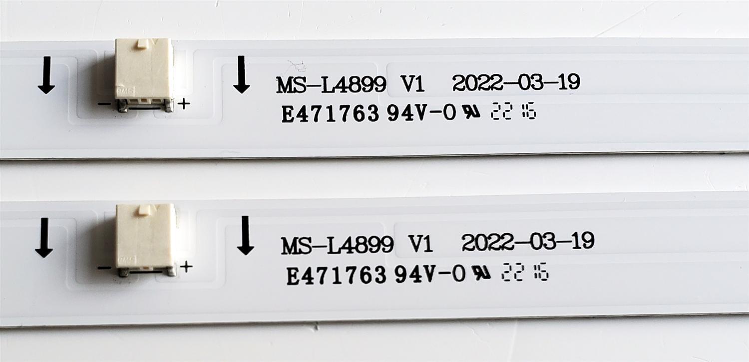 KIT DE LED'S PARA TV ONN ((2 PIEZAS)) / NUMERO DE PARTE MS-L4899 / MS-L4899 V1 / E471763 94V-0 / LB-C320-M5F-X-C-5-12-X9 / MODELO 100012589 ((32'' PULGADAS)) - Imagen 4
