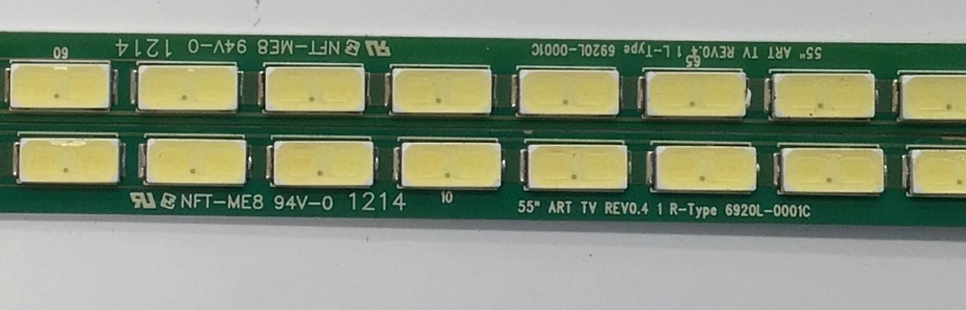 KIT DE LED'S PARA TV LG ((2 PIEZAS)) / NUMERO DE PARTE 6916L-0832A / 6916L-0833A / 6916L0832A / 6916L0833A / 6922L-0028A / PANEL LC550EUH (PE)(F1) / MODELO 55LM7600-UA / 55LM7600-UA.AUSWLJR / 55LM8600-UC / 55LM8600-UC.AUSZLJR - Imagen 4
