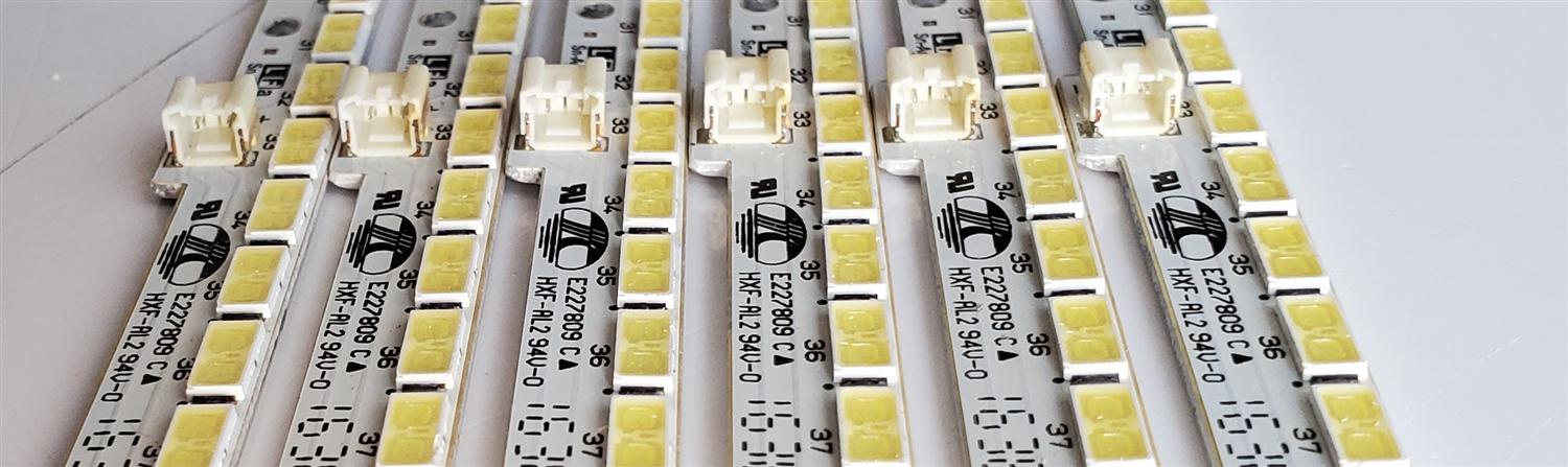 KIT DE LED'S PARA TV SHARP ((6 PIEZAS)) / NUMERO DE PARTE RUNTKB078WJZZ / QPWBL0068GPZZ / AVS_70_7030 / E227809 / MODELO PN-R703 - Imagen 5
