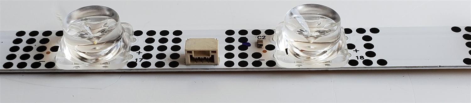 LED PARA TV TCL ORIGINAL 1 PIEZA / NUMERO DE PARTE 55HR330M24A0 V3 / 55S11 / 55HR330M24A0 / B0101-000637 / LS7B10U3C / PANEL LVU550NDEL CS9W90 V5 / DISPLAY ST5461D09-1 VER.2.1 / MODELOS 55S450G / 55V6EA / 55S451 / 55S453 / 55S455 / 55S41R - Imagen 2