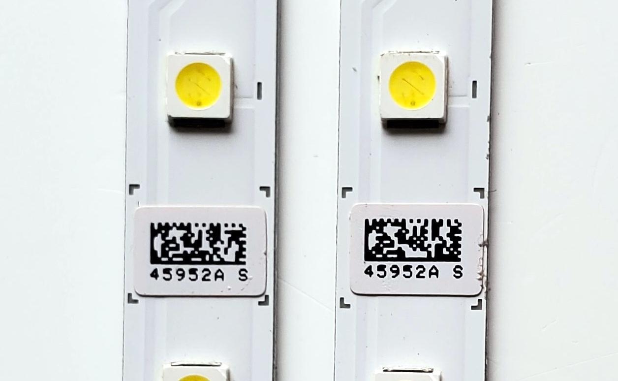 KIT DE LED'S PARA TV SAMSUNG ((2 PIEZAS)) / NUMERO DE PARTE BN96-45952A / L1_RU7K_E0_CDM / S19(2)_R1.0_T4O_100 / S19(2)_R1.0_T40_100 / LM41-00797A / MODELOS UN50NU / UN50RU / HG50 / UE50NU / UE50RU / UA50NU / UA50RU / MAS MODELOS EN DESCRIPCIÓN - Imagen 2