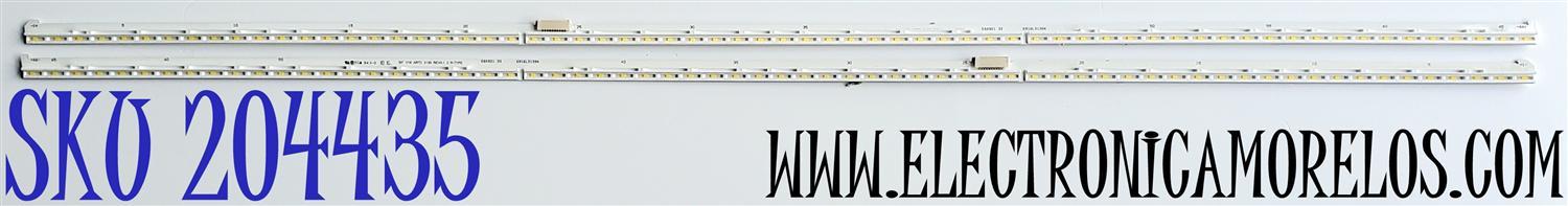 KIT DE LED'S PARA TV LG ((2 PIEZAS)) / NUMERO DE PARTE 6916L-3138A / 6916L-3139A / 3138A / 3139A / 55'' V18 ART3 3139 REV0.1 2 R-TYPE / 55'' V18 ART3 3138 REV0.1 2 L-TYPE / PANEL LC550EQH (FL)(M2) / MODELOS 55SK8000PUA / 55SK8000PUA.AUSWLJR / 55SK8000AUB