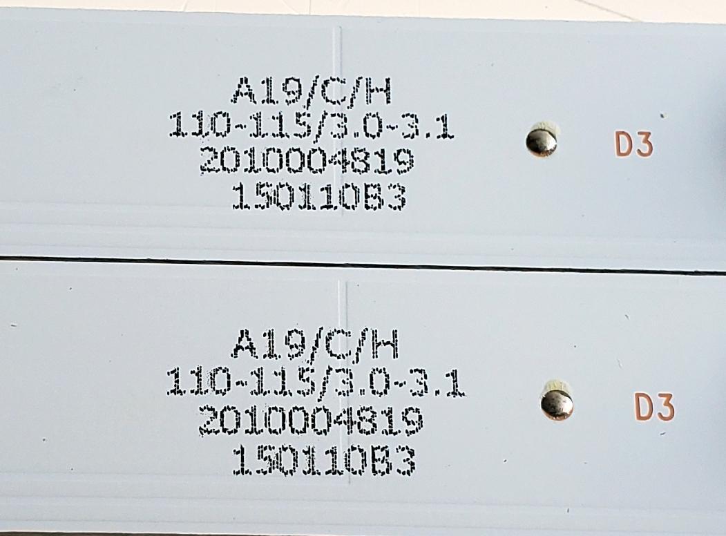 KIT DE LED'S PARA TV ELEMENT ((2 PIEZAS)) / NUMERO DE PARTE GC236D06-ZC14F-03 / 303GC236031 / 2010004819 / E356289 / 150110B3 / PANEL HV236WHB-N00 / MODELOS ELEFW247 / PLED2329A-C / PLED2329A-B - Imagen 2