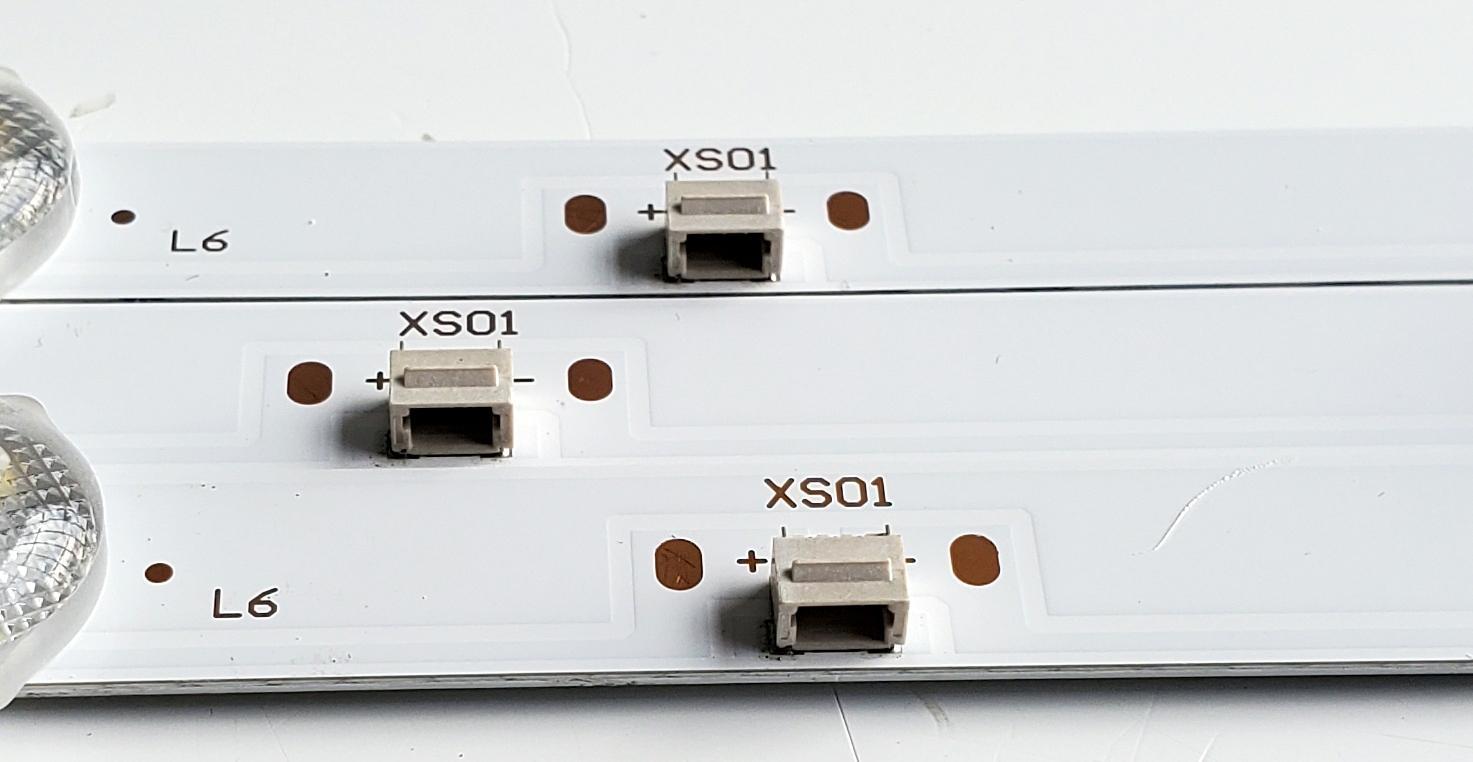 KIT DE LED'S PARA TV POLAROID ((3 PIEZAS)) / NUMERO DE PARTE M2-395 / DLED39.5MXY / DLED39.5MXY 3X8 0004 / 203-011-0043H / E331251 / PANEL V400HJ6-PE1 / MODELOS 40GSR3000FB / 40GSR3000FC / 40T2F - Imagen 4