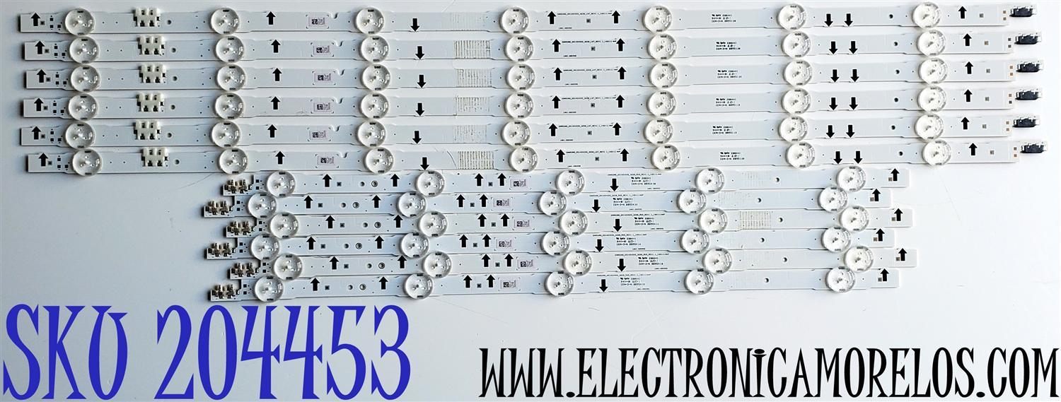 KIT DE LED'S PARA SAMSUNG ((12 PIEZAS)) / NUMERO DE PARTE 38893A / 38894A / LM41-00099A / LM41-00099G / SAMSUNG_2014SVS55_3228_L07_REV1.1_140111 / SAMSUNG_2014SVS55_3228_R05_REV1.1_140111 / MODELOS UN55H / HG55 / LH55 / UE55 / MAS MODELOS EN DESCRIPCIÓN