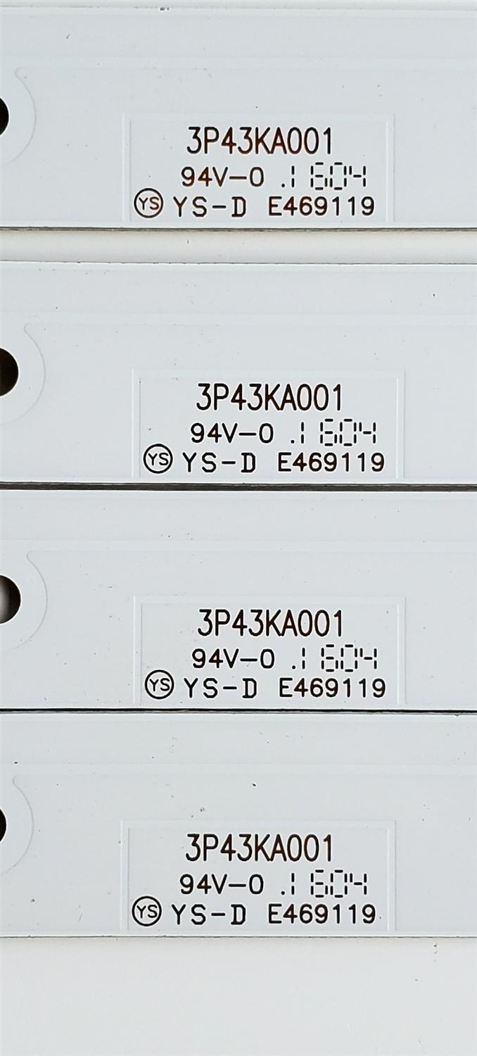 KIT DE LED'S PARA WESTINGHOUSE ((4 PIEZAS)) / NUMERO DE PARTE 3P43KA001 / E469119 / 21004662 / 0343DX001 / PANEL LC430DUY / MODELOS E4ST4316H K6E1M / WD42UT4490 - Imagen 4