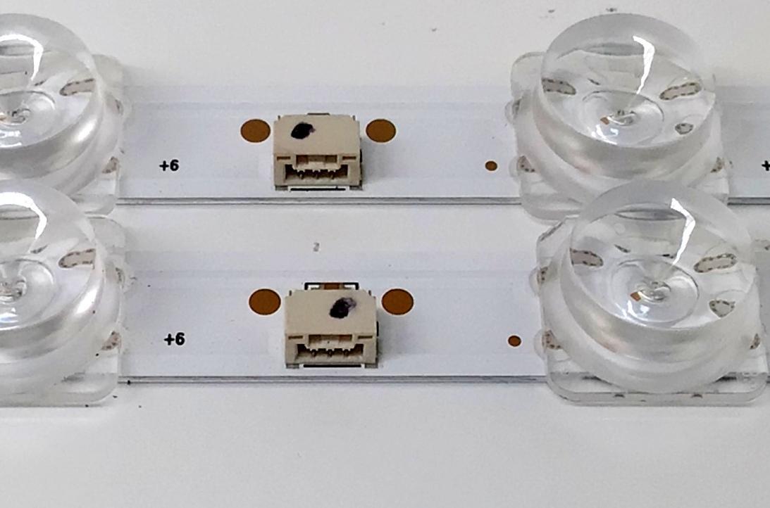 KIT DE LED'S PARA TV TCL ((2 PIEZAS)) / NUMERO DE PARTE TCL43LB14_3030F2.4D_V0.2_20220526 / B0101-000644 / E493461 / DISPLAY ST4251D02-1 VER.2.1 / MODELO 43S470G - Imagen 2