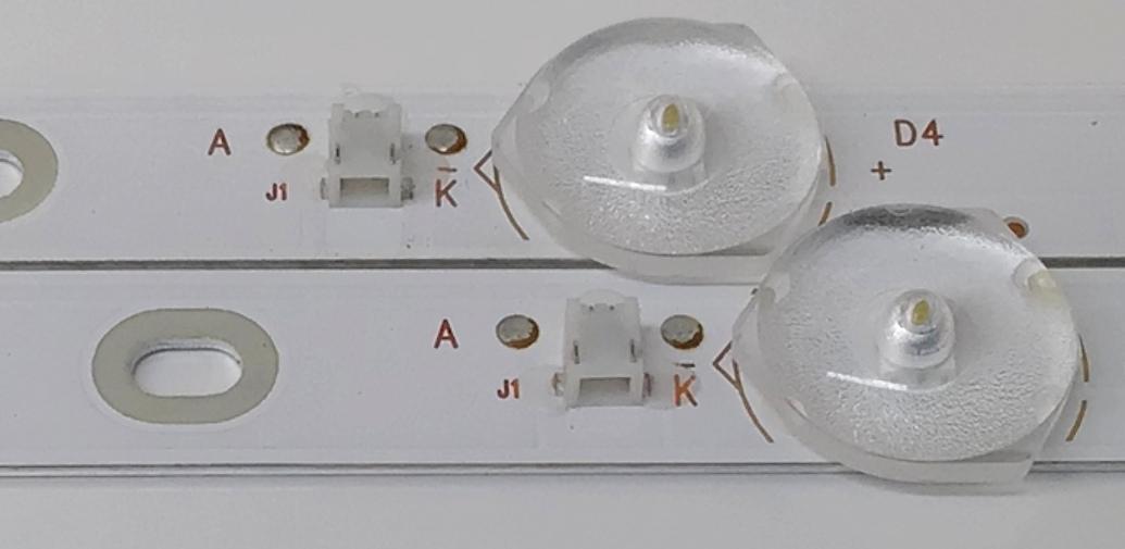 KIT DE LED'S PARA TV RCA ((2 PIEZAS)) / NUMERO DE PARTE CX32D06-ZC22AG-05 / 303CX320037 / 2010037442-1 / CX320M03 / 180.DT0.32Z100-2H / 171214B2 / DISPLAY VVP32H156A20 / MODELO RTV32Z2SM - Imagen 3