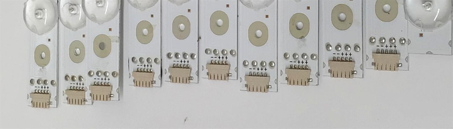 KIT DE LEDS PARA TV HISENSE ORIGINAL 20 PIEZAS / NUMERO DE PARTE LB6508S V2 / LB6508S V3 / 1248780 / 1248781 / JHD650X3U52-T0L8 / 2020120401 / JHD650X3U52-T0L8 / PANEL JHD650X3U52-T0L8\S0\FJ\FM\ROH / T650QVN07.5 / MODELOS 65U6G / 65U6GR - Imagen 2