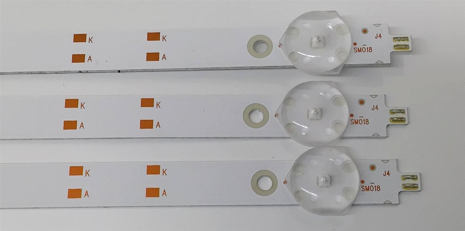 KIT DE LED'S PARA TV HISENSE ((3 PIEZAS)) / NUMERO DE PARTE LED50D09A-ZC62AG-02BDF / 30350009207BD / 50000M83 / 230617AC11 / E469119 / DISPLAY HF500QUB-F20 / MODELO LT-50MAW625 - Imagen 3