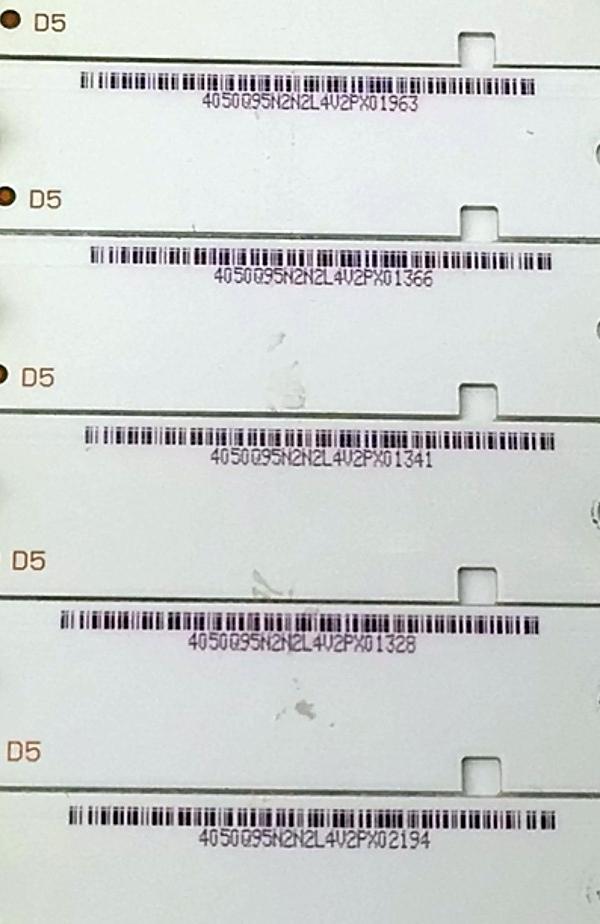 KIT DE LED'S PARA TV PANASONIC ((15 PIEZAS)) / NUMERO DE PARTE B-CNCF65D644 / 910-650-1006 / 4050Q95N2N2L4V2PX / N2 126-1291m 3.2-3.4v / MODELOS TC-65CX400U / TC-65CX420U - Imagen 3