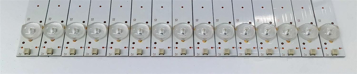 KIT DE LED'S PARA TV PANASONIC ((15 PIEZAS)) / NUMERO DE PARTE B-CNCF65D644 / 910-650-1006 / 4050Q95N2N2L4V2PX / N2 126-1291m 3.2-3.4v / MODELOS TC-65CX400U / TC-65CX420U - Imagen 5