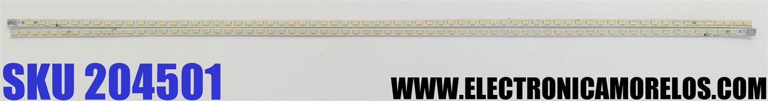 KIT DE LED'S PARA TV SHARP ((2 PIEZAS)) / NUMERO DE PARTE 5227ZZ / 5228ZZ RUNTK5227ZZ / RUNTK5228ZZ / 7030PKG 68EA R-TYPE REV0.2 120611 / 7030PKG 68EA L-TYPE REV0.2 120611 / MODELOS 60LS5700 / LC-60EQ / LC-60LE / LC-60SQ / LC-60C / E601I / KDL-60R550A
