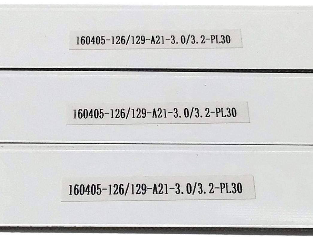 KIT DE LED'S PARA TV JENSEN ((3 PIEZAS)) / NUMERO DE PARTE ADS-DX31536-3X6-1 / ADS-DX31536-3X6-2 / 20160324 / E177671B-PEC / PANEL ST3151A04-8 / MODELOS JTV32DC / JTV3217DC - Imagen 3