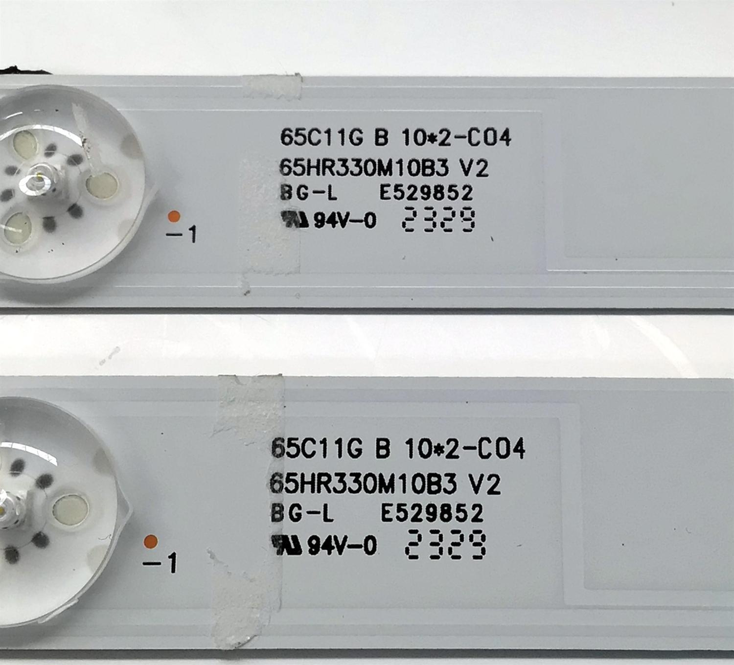 KIT DE LED'S PARA TV TCL QLED ((16 PIEZAS)) / NUMERO DE PARTE 65HR330M10A3 V2 / 65HR330M10B3 V2 / LP7B09BCB / B101-000955 / B101-000956 / 65C11G B 10*2-C04 / 65C11G A 10*14-C10 / PANEL LVU650NDJL CD9W28 V1 / DISPLAY ST6451D08-5 VER.2.1 / MODELO 65Q750G - Imagen 7