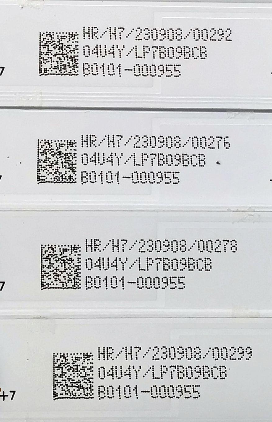 KIT DE LED'S PARA TV TCL QLED ((16 PIEZAS)) / NUMERO DE PARTE 65HR330M10A3 V2 / 65HR330M10B3 V2 / LP7B09BCB / B101-000955 / B101-000956 / 65C11G B 10*2-C04 / 65C11G A 10*14-C10 / PANEL LVU650NDJL CD9W28 V1 / DISPLAY ST6451D08-5 VER.2.1 / MODELO 65Q750G - Imagen 4