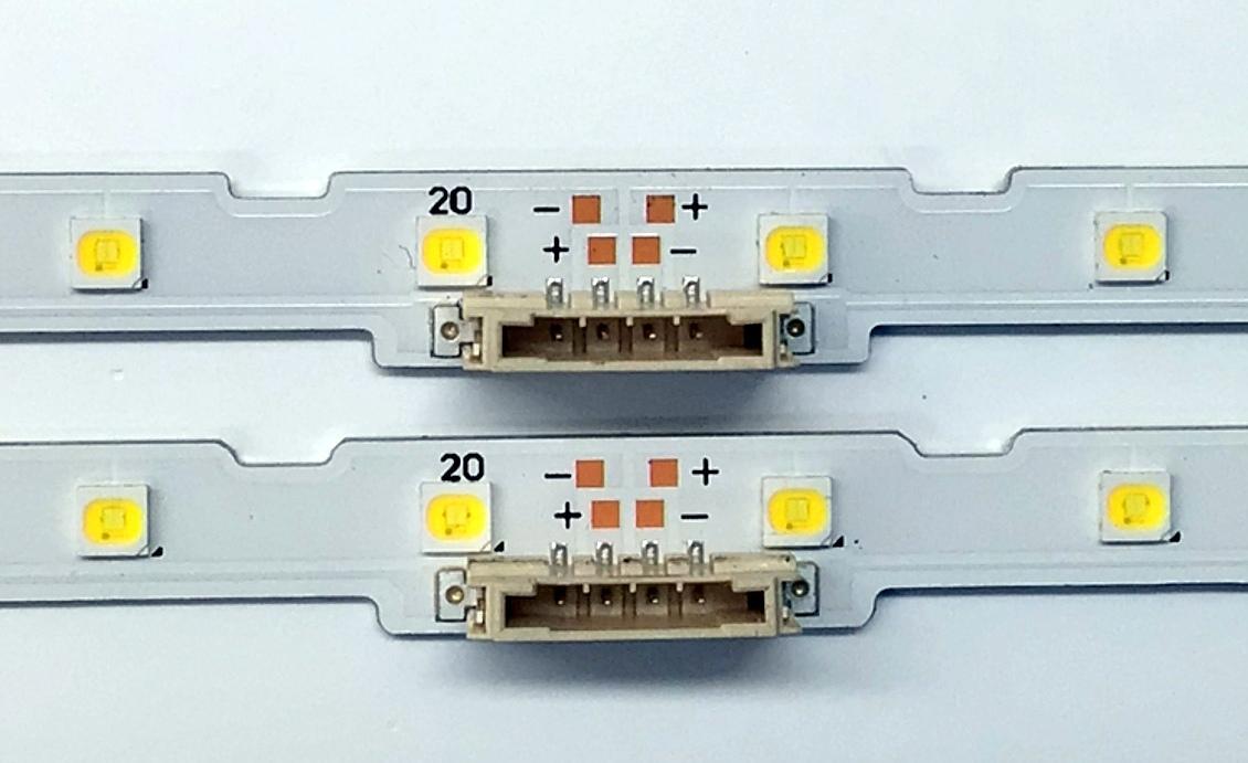 KIT DE LED'S PARA TV SAMSUNG ((2 PIEZAS)) / NUMERO DE PARTE BN96-45913A / STS550AU9 / NU7100_STS550AU9_40LEDS_3030F_2C_REV1.0_180226_BN96-45913A / 45913A / PC65519A / E320262 / PANEL CY-NN055HGLV6H / CY-CT055HGHV1H / MODELO UN55NU69 / UN55NU6900FXZA CA02 - Imagen 4
