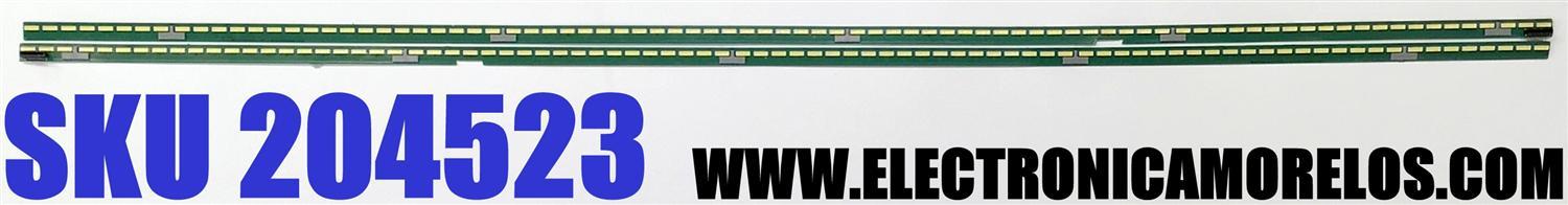 KIT DE LED'S PARA TV LG ((2 PIEZAS)) / NUMERO DE PARTE 6916L-2183A / 6916L-2184A / 6916L2183A / 6916L2184A / 65" V15 ART3 UD REV0.6 L-TYPE / 65" V15 ART3 UD REV0.6 R-TYPE / PANEL LC650EQF / MODELO 65UF7650-UJ / 65UF7650-UJ.BCCYLJR / 65UF7700-UJ