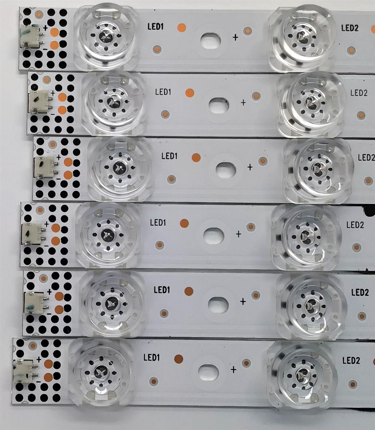 KIT DE LED'S PARA TV HISENSE QLED ((6 PIEZAS)) / NUMERO DE PARTE LB75032.0 / HD750H1U72-T0LGK1+2023061301+LB75032.0 / HD750H1U72-T0LGK1 / 2023061301 / 1315410 / E493461 / HBH-H2 / PANEL HD750H1U72-T0LFK1 / DISPLAY HV750QUB-F91 / MODELOS 75QD6N / 75A76K / 75A65K - Imagen 2