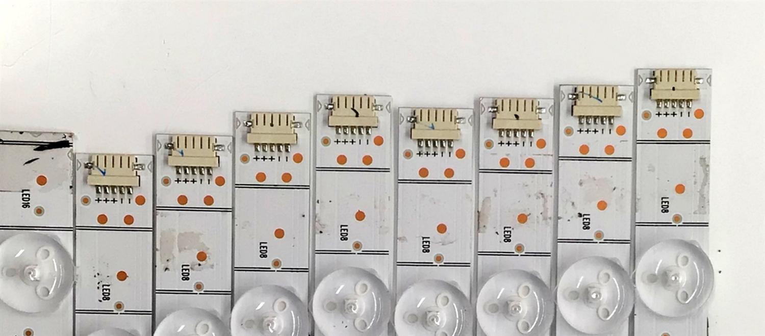 KIT DE LED'S PARA TV HISENSE QLED ((16 PIEZAS)) / NUMERO DE PARTE LB65099 V0 / 1270835 / HD650Y3U51 / HD650Y3U51-T0LA+2021102601+L / HD650Y3U51-T0LA+2021102601+R / AFT5-L / AFT5-R / PANEL HD650Y3U51-T0LG / DISPLAY T650QVN07.5 / MODELOS 65U65H / 65U6H - Imagen 3