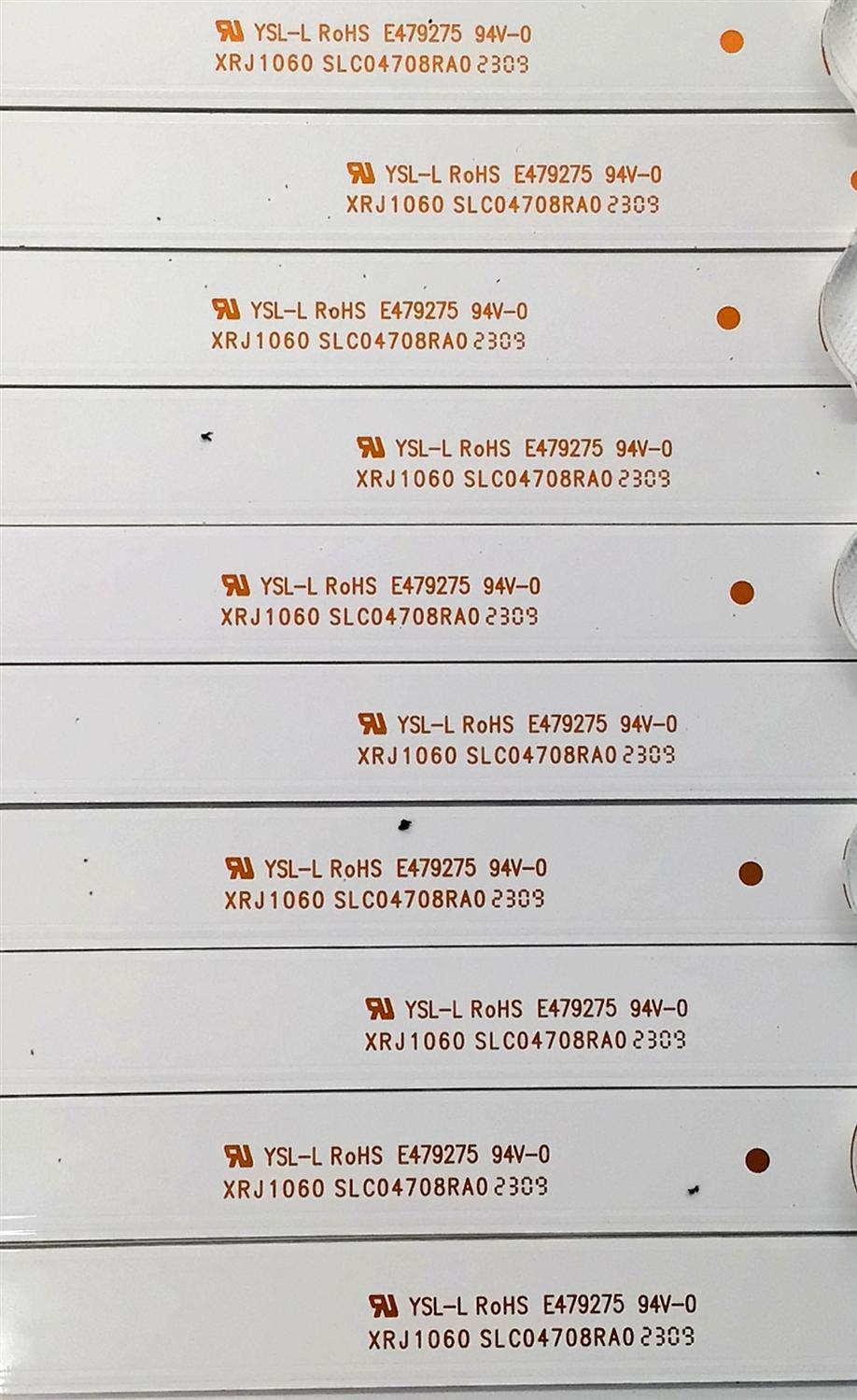 KIT DE LED'S PARA TV SHARP ((10 PIEZAS)) / NUMERO DE PARTE 4708-K65DGF-A7113N01 / K650WDG A7 / XRJ1060 SLC04708RA0 / E479275 / 111005-65FG9011 / K650WGF / PANEL K650WDGF / DISPLAY ST6451D06-3 VER.2.1 / MODELOS 4T-C65EL8UR / 100012587 ((65'' PULGADAS)) - Imagen 4