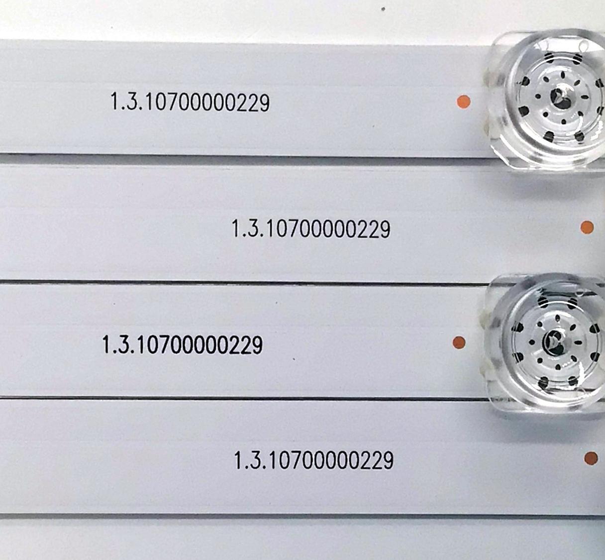 KIT DE LED'S PARA TV EVL ((4 PIEZAS)) / NUMERO DE PARTE MSG-T500-V6-3030-026-09 / 1.3.10700000229 / PC67181B / 914mm*14mm*1.0T / 240-250LM / 9000-13000K / B5-2 3.3-3.4V / PANEL CV500U2-T01 / DISPLAY CV500U3-L01 / MODELOS 50EVLS4 / K50DLG12U / AK50H1485 - Imagen 4