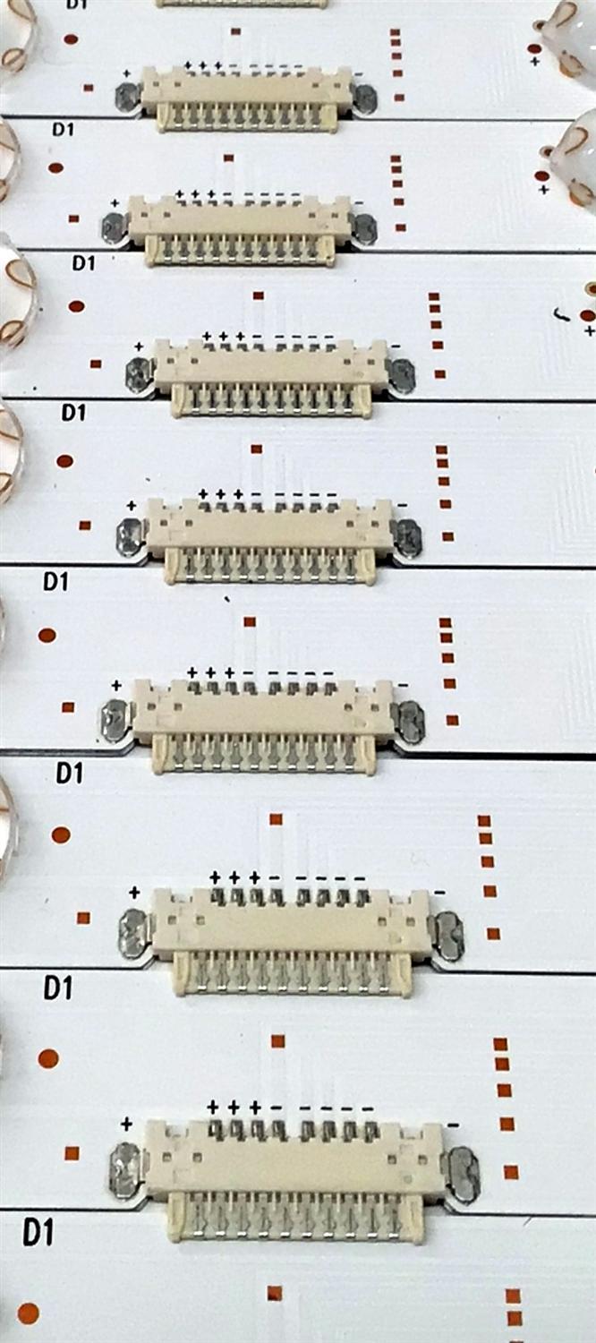 KIT DE LED'S PARA TV HISENSE ((30 PIEZAS)) / NUMERO DE PARTE CRH-BX75V6303015249CG-L-REV1.7 / CRH-BX75V6303015249CG-R-REV1.7 / 1230253 / 1230254 / SVH75065-L / SVH75065-R / HD750V6U81-TAL3K1 / SVH75065-L / SVH75065-R / ST7461D01-6 VER.2.1 / MODELO 75H8G - Imagen 4