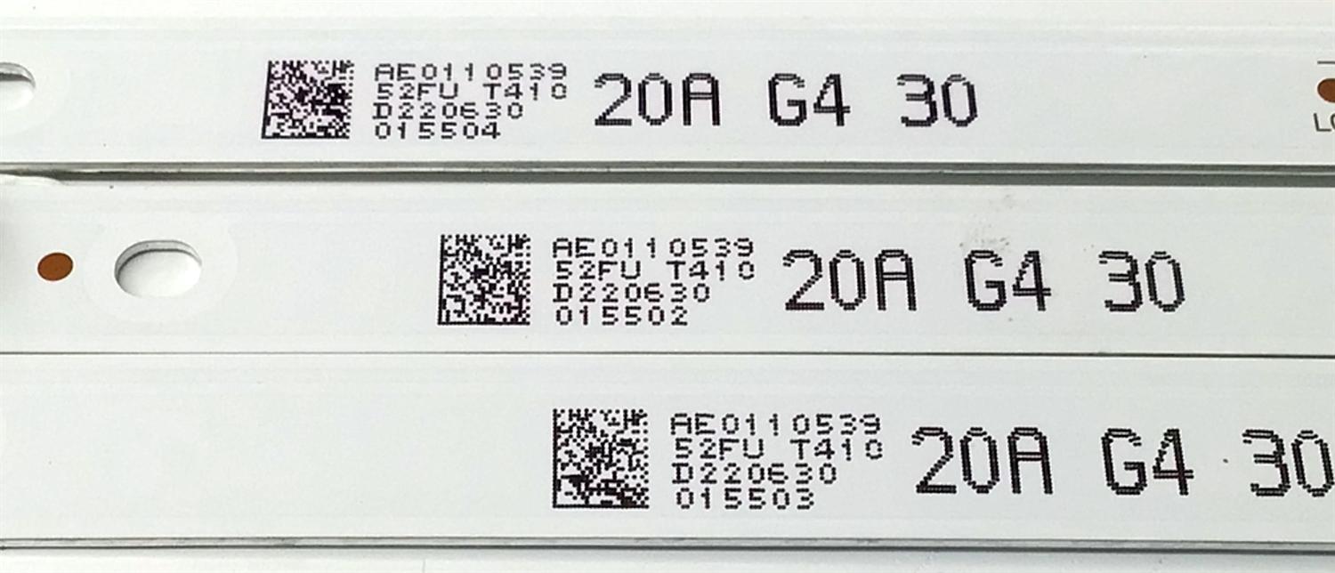 KIT DE LED'S PARA TV GHIA ((3 PIEZAS)) / NUMERO DE PARTE JL.D50091330-031AS-M_V02 / AE0110539 / E517260 / D220630 / PANEL V500DJ7-QE1 D5 / DISPLAY V500DJ7-QE1 REV.D5 / MODELOS G50NTFXUHD20 / RLDED5098-B-UHD / RWOSQU5050-B - Imagen 3
