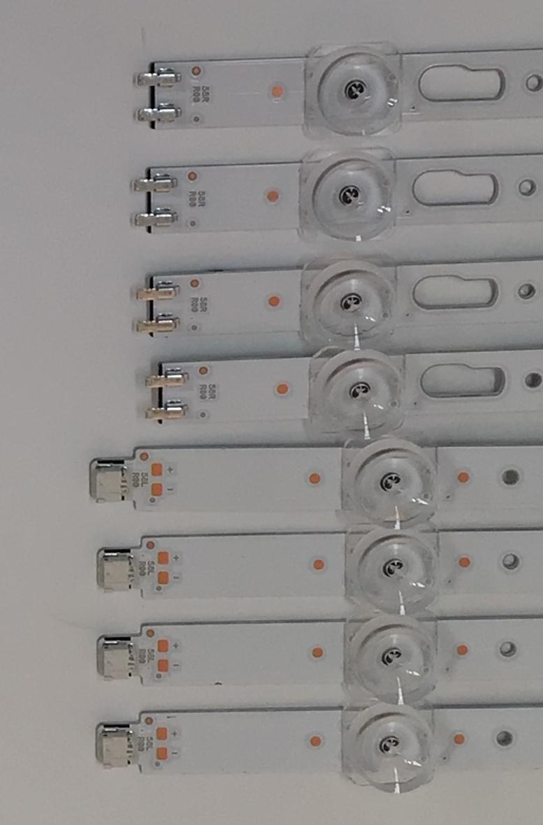 KIT DE LED'S PARA TV SAMSUNG ((8 PIEZAS)) / NUMERO DE PARTE BN96-50458A / BN96-50459A / 50458A / 50459A / 58 RR00 / 58 LR00 / 58RR00 / 58LR00 / MODELOS UN58TU / UA58TU / UN58AU / UN58CU / UE58TU / UE58AU / UA58AU / GU58AU / MAS MODELOS EN DESCRIPCIÓN - Imagen 2