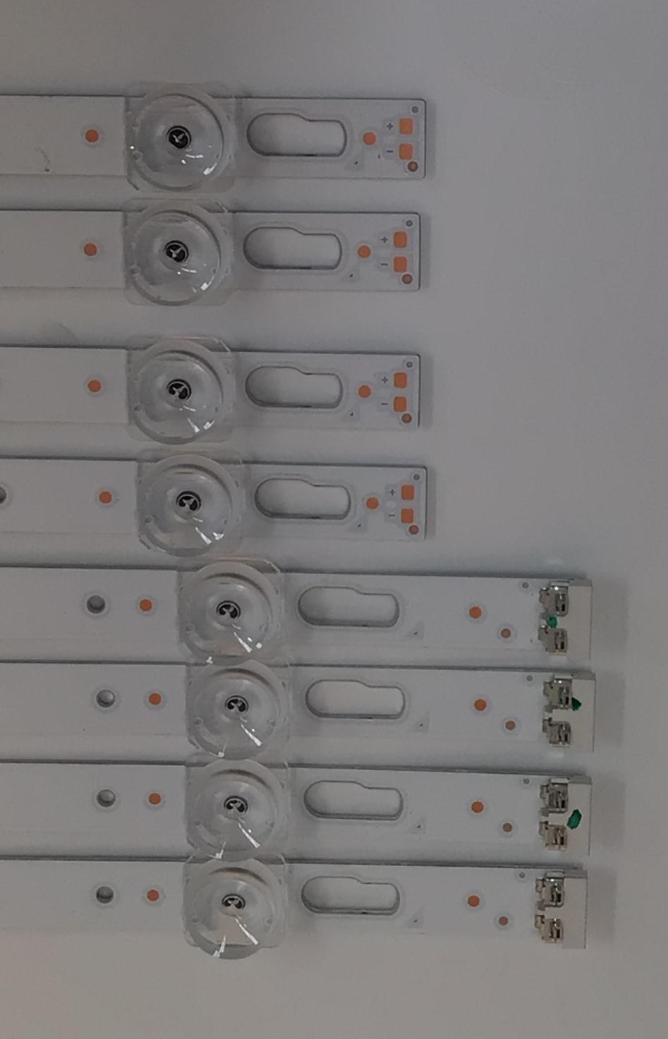KIT DE LED'S PARA TV SAMSUNG ((8 PIEZAS)) / NUMERO DE PARTE BN96-50458A / BN96-50459A / 50458A / 50459A / 58 RR00 / 58 LR00 / 58RR00 / 58LR00 / MODELOS UN58TU / UA58TU / UN58AU / UN58CU / UE58TU / UE58AU / UA58AU / GU58AU / MAS MODELOS EN DESCRIPCIÓN - Imagen 3