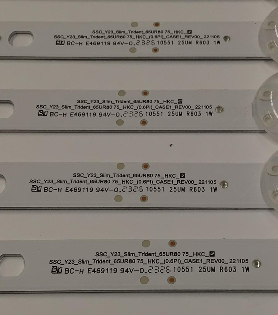 KIT DE LEDS PARA TV LG 8 PIEZAS / NUMERO DE PARTE EAV65066001 / SSC_Y23_SLIM_TRIDENT_65UR80 75_HKC_S / SSC_Y23_SLIM_TRIDENT_65UR80 75_HKC_(0.6PI)_CASE1_REV00_221105 / 65UR8075_HKC_S / HKC 650V9 / E466169 / MODELO 65UR8750PSA - Imagen 2