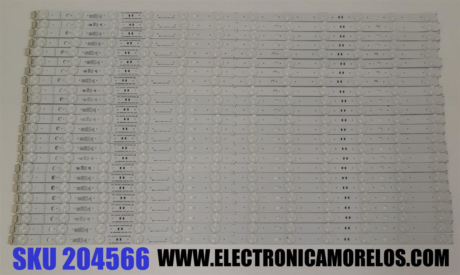 KIT DE LED'S PARA TV LG ((24 PIEZAS)) / NUMERO DE PARTE EAJ64448701 / SSC_SLIMDRT_65SK95(96B)_S / SSC_65SK95(96B)_CASE2_R00_170915 / PANEL HC650DQB / DISPLAY LC650EQ6 / MODELOS 65SM9500PUA / 65SM9000PUA / 65SM9450PTA / 65SK9500PUA / 65SK9500PLA